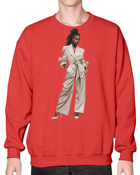 beautiful girl 15# -  fashion- Sweatshirt - Crew