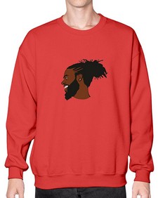 black man 41# - black boys or men- Sweatshirt - Crew