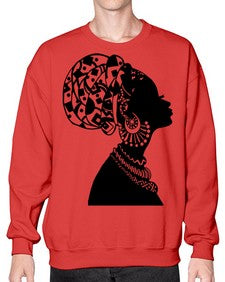 black women - queen 52# - black girls or women- Sweatshirt - Crew
