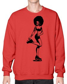 black women - queen 62# - black girls or women- Sweatshirt - Crew