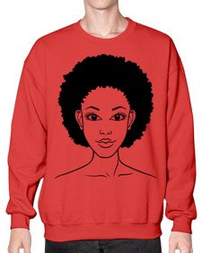 black women - queen 64# - black girls or women- Sweatshirt - Crew