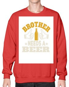 camping and beer thats why i am here 712# - beer- Sweatshirt - Crew