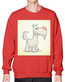 cartoon dog 2# - cartoon animals- Sweatshirt - Crew