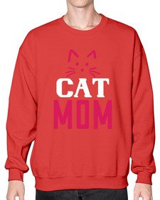 cat mom Style 34# - cats- Sweatshirt - Crew
