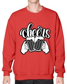 cheers 722# - beer- Sweatshirt - Crew