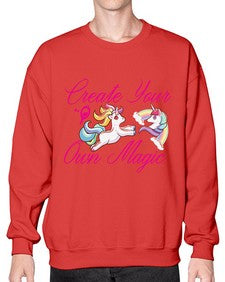 create your own magic 84# - unicorn- Sweatshirt - Crew