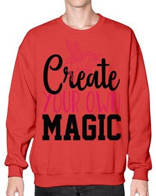 create your own magic 87# - unicorn- Sweatshirt - Crew