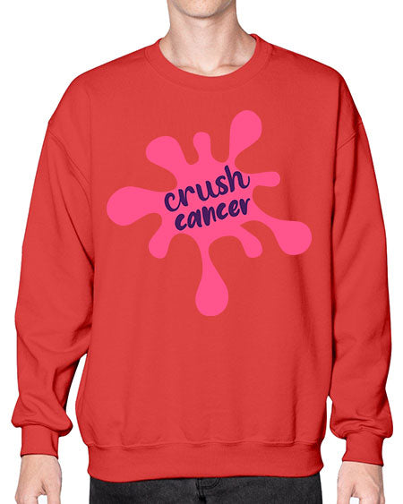 crush cancer Style 14# - breast cancer- Sweatshirt - Crew