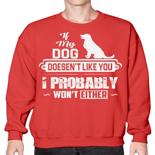 dog 113# - dogs- Sweatshirt - Crew