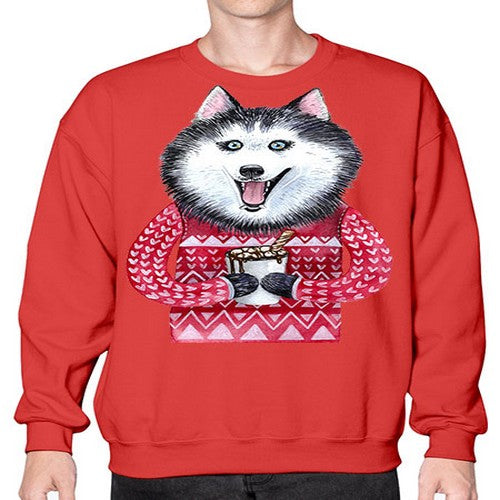 dog 73# - dogs- Sweatshirt - Crew