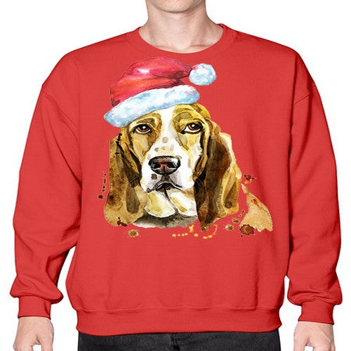 dog hat 108# - dogs- Sweatshirt - Crew