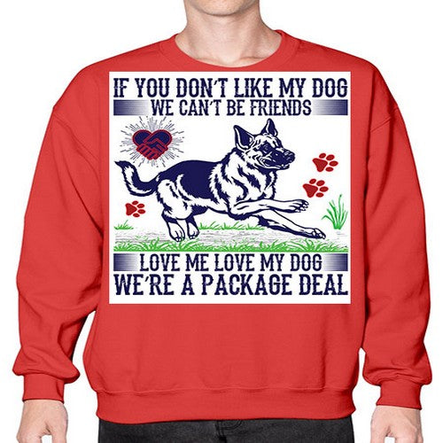 dog t shirt design 95# - dogs- Sweatshirt - Crew