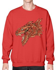 dragon 184# - dragon- Sweatshirt - Crew