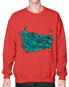 dragon 186# - dragon- Sweatshirt - Crew