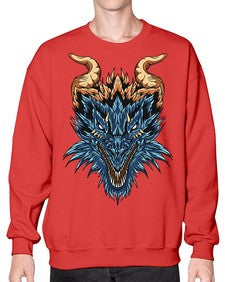 dragon 189# - dragon- Sweatshirt - Crew
