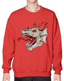 dragon 191# - dragon- Sweatshirt - Crew
