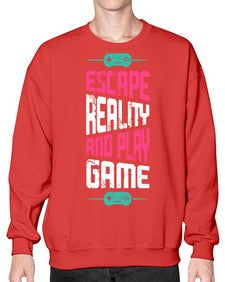 escape reality and play 80# - video games- Sweatshirt - Crew