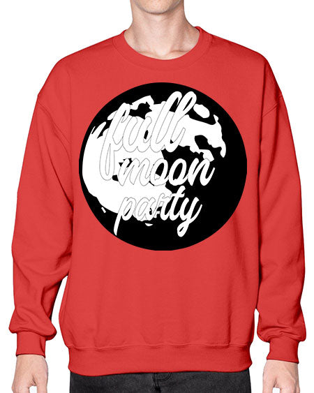 full moon party 7# - moon- Sweatshirt - Crew