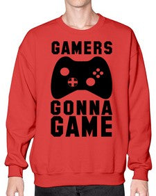 gamers gonna game 93# - video games- Sweatshirt - Crew
