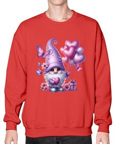 gnome with butterfly 19# - gnome- Sweatshirt - Crew