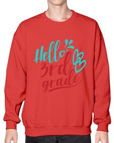 hallo third grade 231# - third grade- Sweatshirt - Crew
