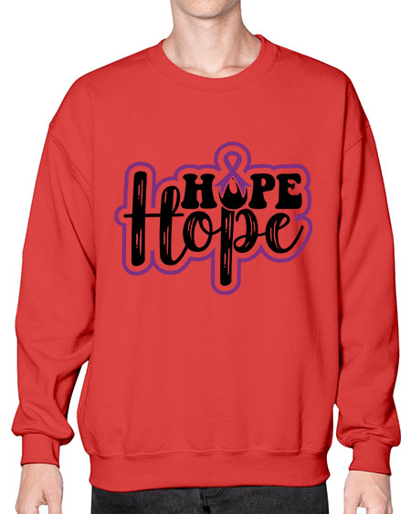 hope 164# - alzheimers- Sweatshirt - Crew