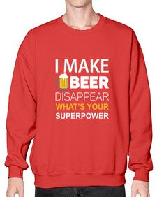 i make beer 1145# - beer- Sweatshirt - Crew