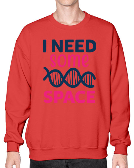 i need some space 22# - space- Sweatshirt - Crew
