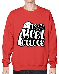 its beer oclock 1227# - beer- Sweatshirt - Crew