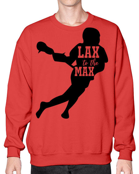 lax to the max 2# - lacrosse- Sweatshirt - Crew