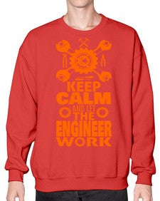 let the engineer do 1048# - engineer- Sweatshirt - Crew