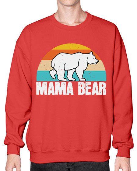 mama bear 177# - bears - animals- Sweatshirt - Crew