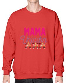 mama unicorn 289# - unicorn- Sweatshirt - Crew