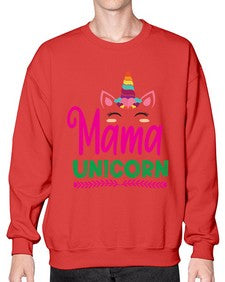 mama unicorn 291# - unicorn- Sweatshirt - Crew