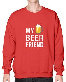my beer friend 1409# - beer- Sweatshirt - Crew