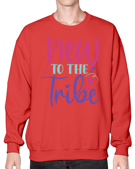 new to the tribe Style 163# - baby- Sweatshirt - Crew