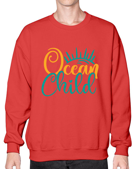 ocean child Style 87# - summer- Sweatshirt - Crew
