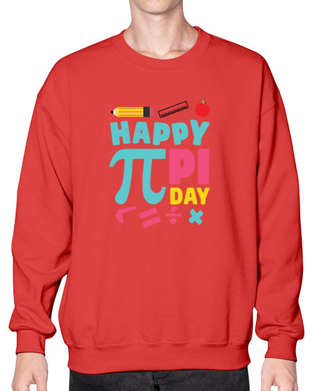 pi design 16# - pi- Sweatshirt - Crew