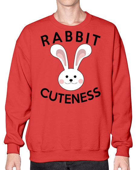 rabbit cuteness - rabbit- Sweatshirt - Crew