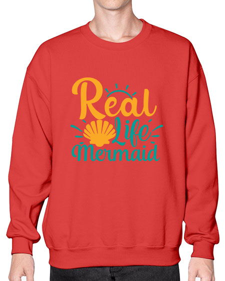 real life mermaid Style 79# - summer- Sweatshirt - Crew
