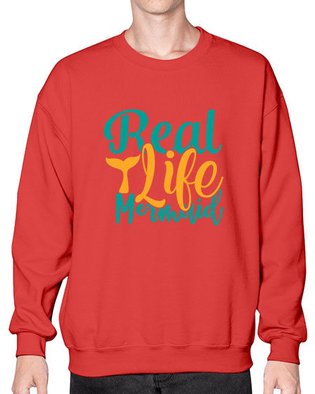 real life mermaid Style 80# - summer- Sweatshirt - Crew