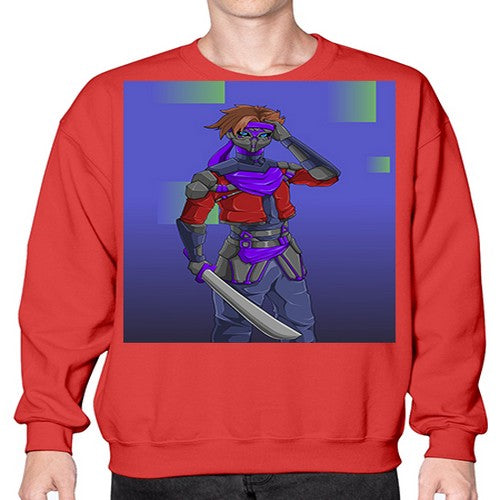 robber bring knife156# - anime- Sweatshirt - Crew