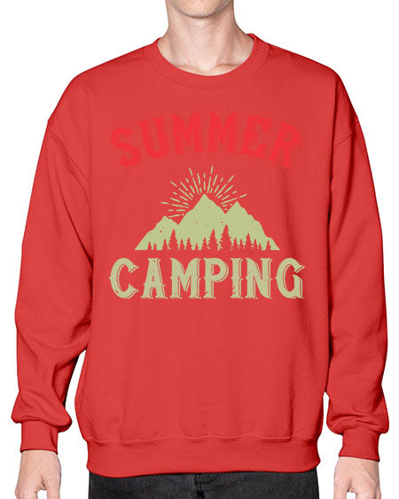 summer camping  82# - summer- Sweatshirt - Crew