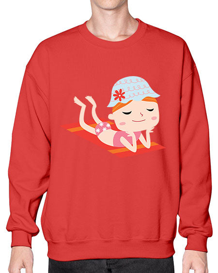 summer characters 59# - summer- Sweatshirt - Crew
