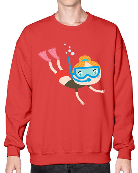 summer characters 61# - summer- Sweatshirt - Crew