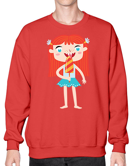 summer characters 64# - summer- Sweatshirt - Crew