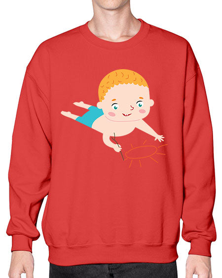 summer characters 65# - summer- Sweatshirt - Crew