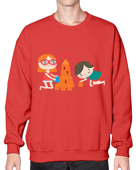 summer characters 66# - summer- Sweatshirt - Crew