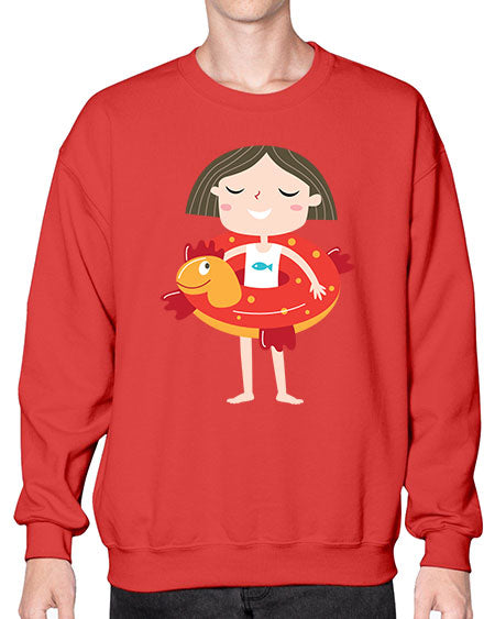 summer characters 67# - summer- Sweatshirt - Crew