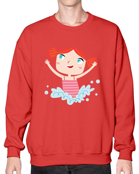 summer characters 73# - summer- Sweatshirt - Crew